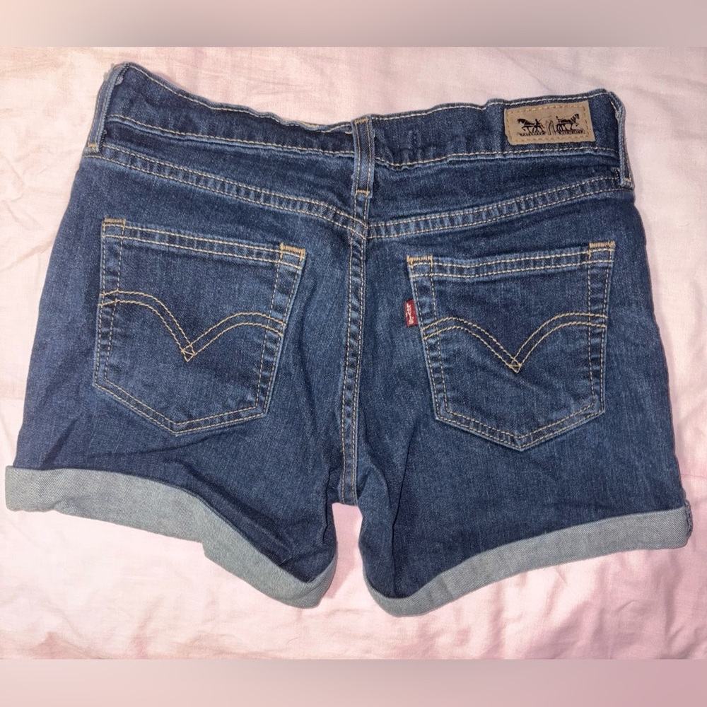 Levi's Women's Blue Denim Shorts